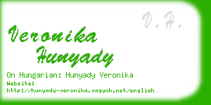 veronika hunyady business card